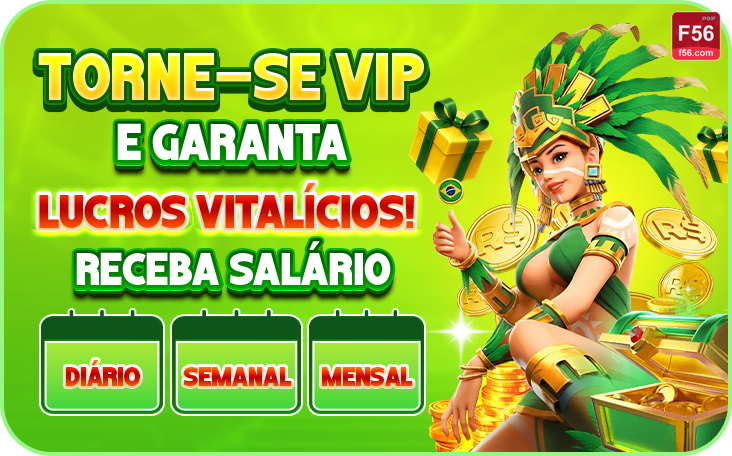 f56 — módulo dedicado a promoções ativas, com composição limpa, pensado para estimular a abertura de novas apostas.